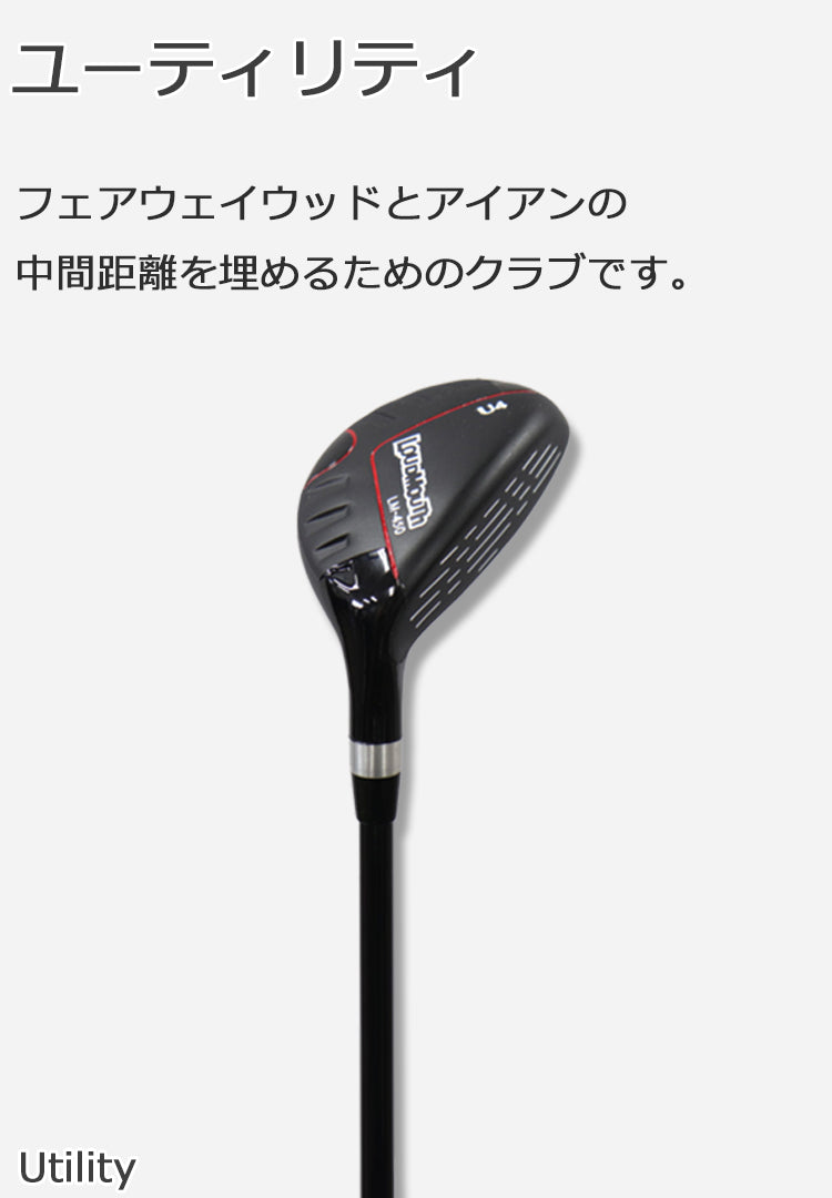 ラウドマウス ゴルフ クラブセット メンズ 15点 フル セット